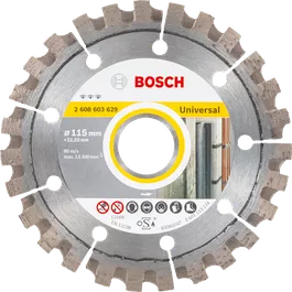 Bosch Accessories 2608900663 EXPERT MultiMaterial Disque à tronçonner  diamanté Diamètre 230 mm Ø de perçage 22.23 mm Pierre