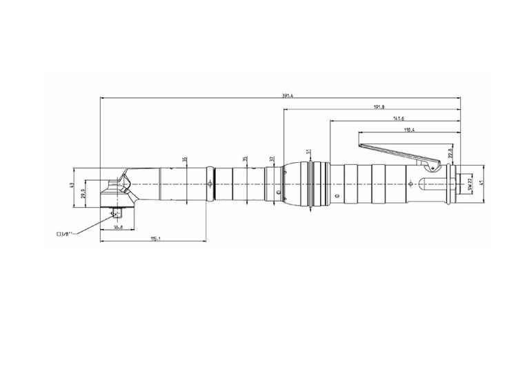 550-watt angle shut-off wrench