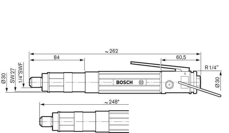 180-watt straight screwdriver