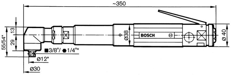 370-watt angle shut-off wrench