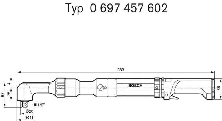 740-watt angle shut-off wrench