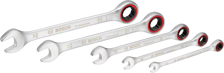 Ratchet Spanner Set 5pc