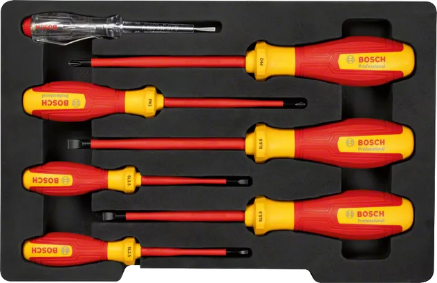 VDE Screwdriver Set SL/PH 7pc