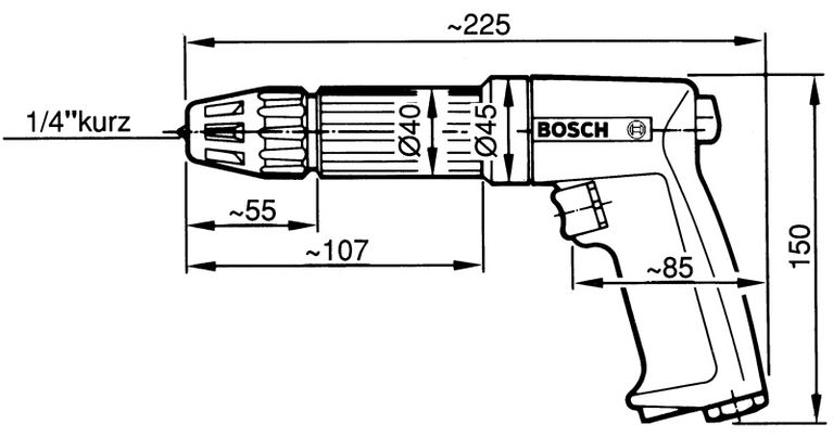 Pneumatic drill/driver