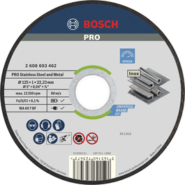 PRO Stainless Steel and Metal Bonded Cutting Disc