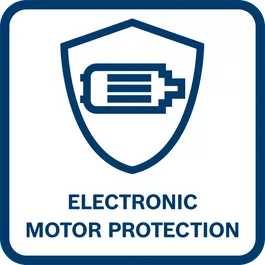 Long motor lifetime Long motor lifetime because motor shuts off when overloaded, overheated or blocked